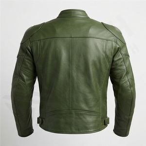 Chaqueta de Motociclista de Cuero Genuino para Hombre de la Mejor Calidad, Nueva Colección de Invierno, Chaquetas de Motocicleta con Protecciones Desmontables Personalizadas - Product Image 2
