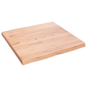 Piano del Tavolo in Legno di Quercia Massello Marrone Chiaro 23.6x23.6 Pollici per Tavoli da Pranzo - Product Image 3