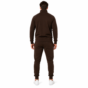 Ensemble de survêtement technique confortable et chaud, séchage rapide, respirant, pour la gym et l'entraînement, haut et pantalon en molleton brossé pour l'hiver - Product Image 3