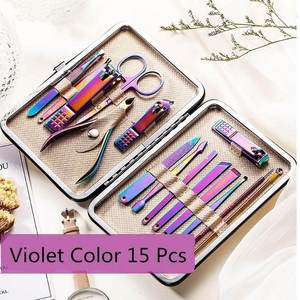 Multi function Stainless Steel Nail Clipper Set Manicure Pedicure Scissor Tweezers Nail Art Tools Set - Product Image 3
