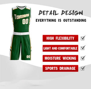 Ensemble d'uniformes de basketball pour hommes à séchage rapide, personnalisables par sublimation, maillot de basketball respirant à séchage rapide, uniforme d'entraînement sportif - Product Image 3