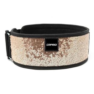 Cintura da sollevamento pesi <span class=keywords><strong>Caprio</strong></span> con logo personalizzato in nylon/poliestere/rayon, regolabile, antiscivolo, traspirante, leggera, protezione professionale - Product Image 3