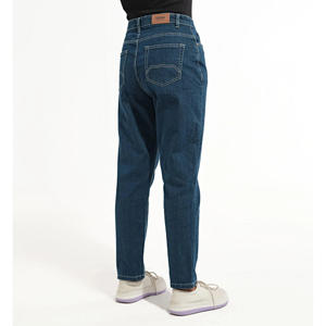 Pantalones Cargo de Mezclilla de Peso Medio para Mujer, Tallas Grandes, Estilo Vintage, Ecológicos, Transpirables, Cintura Elástica, al Mejor Precio y Alta Calidad - Product Image 2