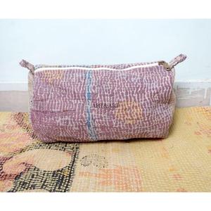Custom Made Zipper Kantha 100% kantha patch work Cotton Pouches Available in Assorted Designs and Sizes for women's gift - Product Image 5