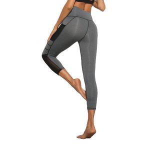 Pantalones de yoga de cintura alta para mujer, pantalones de entrenamiento, ropa de gimnasio, leggings de yoga sin costuras con bolsillos laterales - Product Image 2