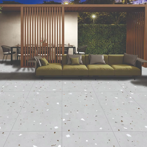 Azulejo de Porcelana Moderno con Acabado Gris Guijarro, para Pisos y Paredes, en Varios Tamaños, Pulido, para Interiores y Exteriores, Ideal para Hoteles de Lujo - Product Image 1