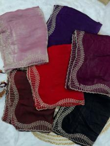 Sari de Seda Étnico de Lujo Estilo Bollywood Indio, el Más Vendido, de Última Moda, Exclusivo para Fiesta de Graduación, para Mujer, Envío Rápido - Product Image 6
