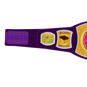 Ceinture de championnat personnalisée sur le thème des beignets, ceinture de lutte unique et personnalisée avec un design coloré pour les fans et les collectionneurs - Product Image 3