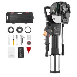 Efficiente Battipalo a Benzina 4 Tempi da 37.7cc con 3 Manicotti per Palo, Impugnatura Antivibrazione, Nuovo/Usato, per Impieghi Gravosi - Product Image 1