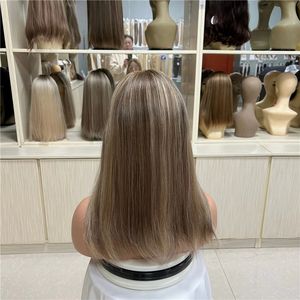 Pelucas de Cabello Humano Natural Chino al por Mayor, Pelucas con Frontal de Encaje HD, Tamaños de Gorra Promedio, Pequeño y Grande, 150% de Densidad, Sin Pegamento - Product Image 1