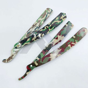 Rasoirs à lame droite professionnels les plus vendus, rasoir de barbier de qualité supérieure, couteau à raser à lame unique, impression personnalisée - Product Image 6