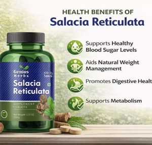 Suministro a Granel de Tabletas de Salacia Reticulata Sin Cafeína, Extracto de Corteza Antigua para un Estilo de Vida Saludable y Refrescante Natural del Cuerpo - Product Image 3