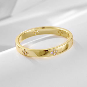 Bague de Fiançailles Vintage en Or Massif 9K 10K 14K 18K avec Diamant de Laboratoire Rond Couleur DEF Pureté VS VVS – Vente en Gros - Product Image 3