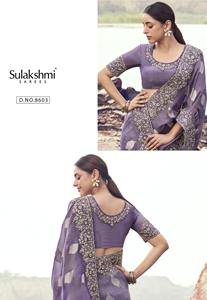 Sari de Fiesta de Invierno para Mujer de Alta Calidad - Tela Suave Sin Arrugas, Talla Personalizada, Precio al por Mayor - Product Image 2