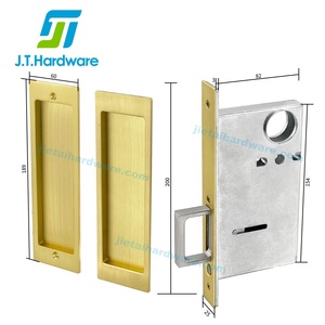 Hình chữ nhật <span class=keywords><strong>Pocket</strong></span> <span class=keywords><strong>Door</strong></span> phần cứng trượt Closet <span class=keywords><strong>Door</strong></span> xử lý Heavy Duty <span class=keywords><strong>Pocket</strong></span> <span class=keywords><strong>Door</strong></span> Edge kéo với Pop out vòng kéo - Product Image 5