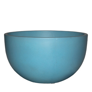 <b>Round</b> Blue GFRC Hospital Bathroom Sink <b>Basin</b> Minimalist Design Durable Eco-Friendly Vanity Use - Product Image 1