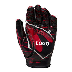 Guantes de Fútbol Americano de Alta Calidad, Diseño Superadherente, Cuero Transpirable, Neopreno, Impresión de Logotipo Personalizado, Mejor Agarre, Precio al por Mayor - Product Image 6