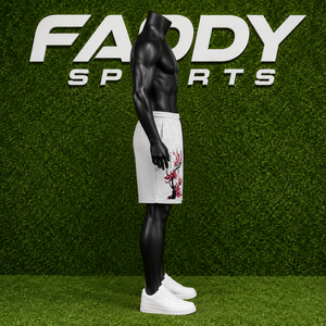 Shorts de survêtement pour hommes en molleton 100% coton épais avec logo personnalisé, imprimé graphique japonais, coupe oversize, style streetwear et décontracté pour la gym - Product Image 3