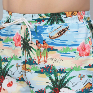 Men Camo Print Board Shorts Quick Dry Beach Shorts Lace Up Waist Summer Swim Shorts Surf Shorts Custom Logo OEM - Product Image 5