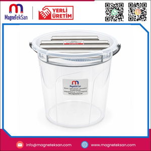 Bucket Sieve <b>Magnet</b> for Legume Packaging – Ø300 mm, 4 × Ø32 mm N35 Neodymium Rods, 10,000 Gauss - Product Image 2