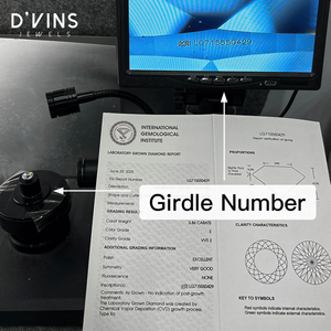 Diamante Sintético Cultivado en Laboratorio, Corte Brillante Redondo, Blanco, 3.86CT, E VVS2, Suelto, de D'vins Jewels - Product Image 3