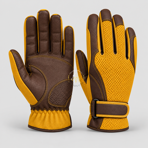 Gant d'équitation durable avec doigts flexibles, paumes renforcées et intérieur doux pour l'entraînement et la pratique prolongée. - Product Image 3