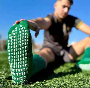 ถุงเท้ากีฬาโพลีเอสเตอร์เนื้อนุ่มแบบใช้แล้วทิ้ง ราคาถูก มีสินค้าในสต็อก รับผลิตตามแบบที่ต้องการ ปริมาณสั่งซื้อขั้นต่ำน้อย ป้องกันการลื่น พร้อมส่ง - Product Image 5