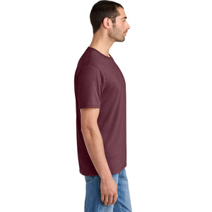 T-shirts athlétiques pour hommes en tissu tri-mélange en gros pour les marques de vêtements - Product Image 1