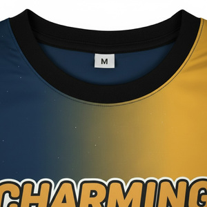 Camisetas Deportivas para Hombre de Secado Rápido, Sublimación Completa, Logotipo Personalizado, Ajuste Ceñido, Transpirables, de Alta Calidad OEM - Product Image 4