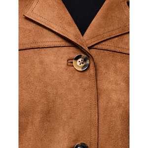 Chaqueta Blazer Premium de Piel de Oveja para Mujer con Tres Botones - Product Image 6