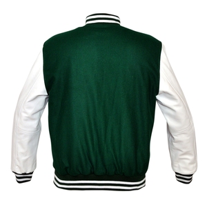 Custom Logo Wool Chenille Embroidery Baseball Letterman Collage Jackets for <b>Men</b> Vintage Blank Leather Sleeve Varsity Winter - Product Image 4