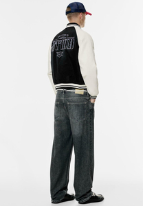 Premium Letterman <b>Jacket</b> Streetwear Long Sleeve Varsity Sportswear Factory Price Baseball <b>Jacket</b> for Men Front Logo Breathable - Product Image 6