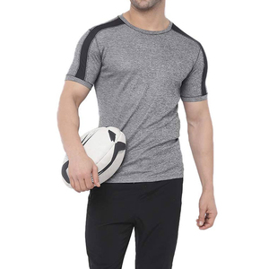 T-shirts pour hommes à séchage rapide, décontractés, à manches courtes, respirants, personnalisables, unis, en vente à bas prix - Product Image 3