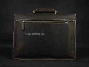 Maletín de Cuero para Negocios, Bolsa para Portátil, Duradera, Ligera, Protectora, de Uso Diario, Multifuncional, con Bolsillos, Logotipo Personalizado, de Lujo - Product Image 3