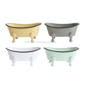 New Design Eco-Friendly Metal Soap Dish Modern Luxury Oval Design for Bathroom Decoration Customizable Size - Product Image 3