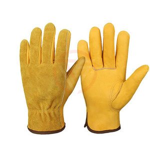Custom Design Wholesale Rate Leather Working Gloves Top Selling Safety Gloves Pakistan Suppliers In Reasonable Price - Product Image 2