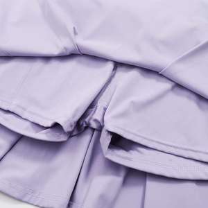 Women Breathable Golf Tennis <b>Skirts</b> Set Workout Sport Spring Tennis Outfit Crop Bra Sport Short - Product Image 6