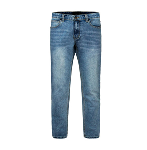 Jean en denim délavé grande taille pour homme, coupe slim, décontracté, dernier design, tendance, export, vente chaude - Product Image 3