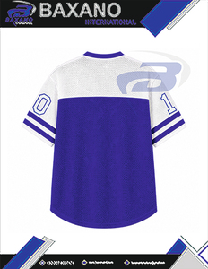 Camiseta de malla para mujer Zeta Phi Beta ZPB Sorority, cuello en V, manga corta, azul y blanco, con bloques de color, transpirable, informal. - Product Image 6