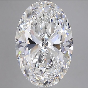Diamant non monté certifié IGI 7.09 ovale VS1, diamant cultivé neuf - Product Image 1