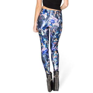 Pantalon de yoga taille haute en maille polyester élasthanne pour femme, respirant, décontracté, sport, gym, leggings sans couture, couleur unie, séchage rapide, grandes tailles - Product Image 3