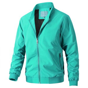 Chaqueta Bomber de Nailon para Hombre, de Alta Calidad, con Logotipo Personalizado, Tallas Grandes, al por Mayor, Impermeable, Transpirable, con Tejido de Primavera - Product Image 1