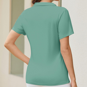 Camisetas Polo de Golf para Mujer con Diseño Personalizado por Sublimación, Transpirables, de Manga Corta, Impresas al por Mayor - Product Image 2
