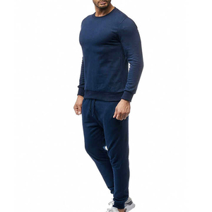 Ensemble de survêtement d'hiver pour hommes, 2 pièces, coupe classique, pantalon long, couleur unie, séchage rapide, pour hommes - Product Image 2