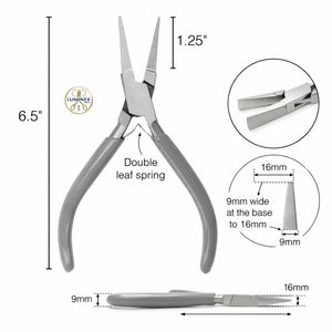 คีมปากเป็ดสำหรับทำให้ลวดโลหะหรือแผ่นโลหะแบนหรือโค้งงอ ใช้สำหรับทำเครื่องประดับ - Product Image 1