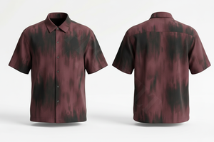 Camisa de Vestir Vintage, Moderna, Casual, Transpirable, de Manga Corta, con Botones, Corte Ajustado, para Verano, Estilo Personalizado - Product Image 3