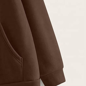 Sweat-shirts à capuche en molleton français 380 g/m² 100 % coton à épaules tombantes, best-seller, vente en gros, haute qualité, pour femmes - Product Image 4