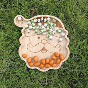 Bandeja de Servicio Extra Grande de Madera Maciza, Bandeja Comercial para Té, Café, Desayuno, Restaurante, con Diseño Personalizado - Product Image 5