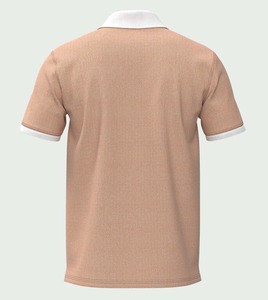 เสื้อโปโลแขนสั้นทรงสลิมฟิตสำหรับผู้ชายพร้อมโลโก้แบบกำหนดเอง – สินค้าสุดฮิตสำหรับสตรีทแวร์และชุดลำลอง - Product Image 2