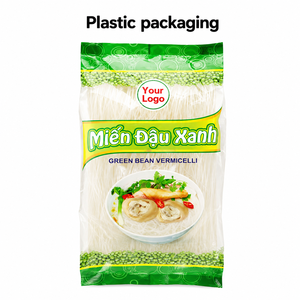 บรรจุภัณฑ์พลาสติกแบบซีลสามด้าน OEM ODM ทนทานสำหรับบรรจุภัณฑ์วุ้นเส้นแก้ว ทำจาก PE ถุงแบบกำหนดเอง ขายส่ง ป้องกันความชื้น - Product Image 1